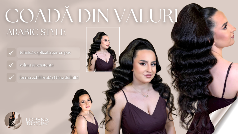 Coadă din valuri arabic style